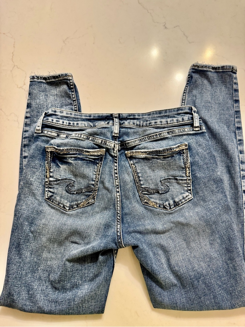 Silver Jeans Co. Suki Skinny Jeans Light Wash Size 28x29